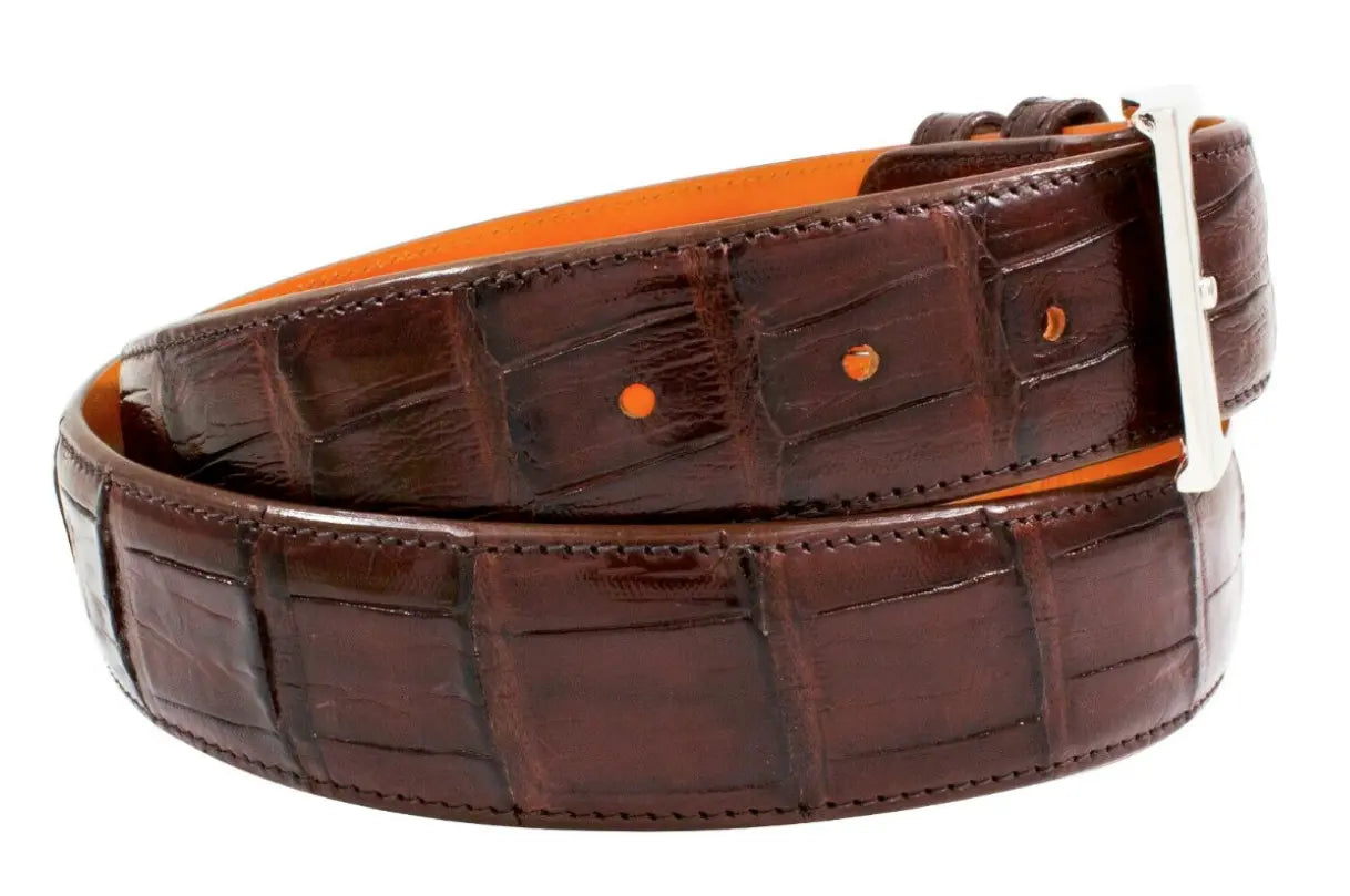 AAA Ultra Brown Alligator Leather Belt