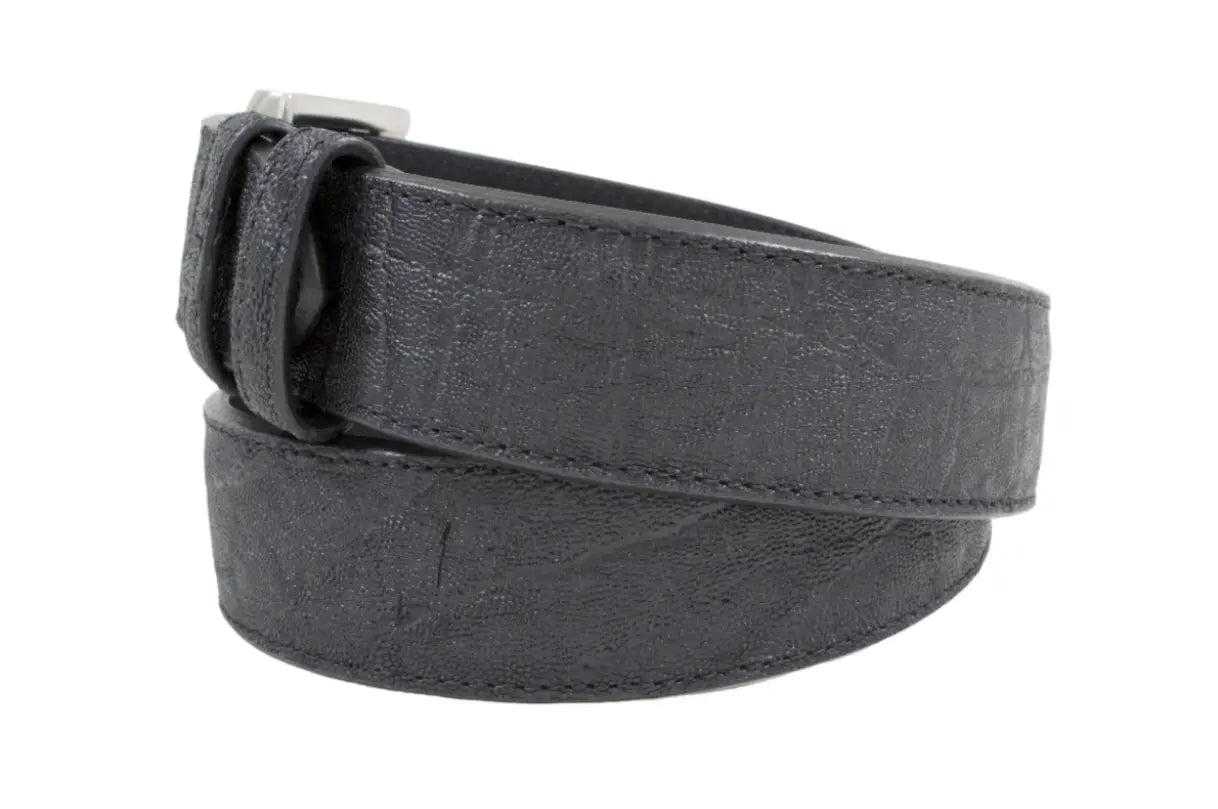 Genuine Black Elephant  Leather Belt