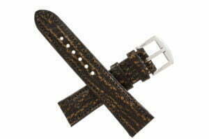 Handmade Genuine Safari Brown Shark Leather Watch Strap