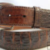 Saddle-Brown-alligator-leather-belt-for-men