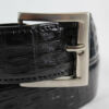 Black Alligator Leather belt mens | Artifex Leather Works