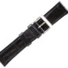 Handmade Genuine AAA Black Ultra Alligator Leather Watch Strap (Made in U.S.A)
