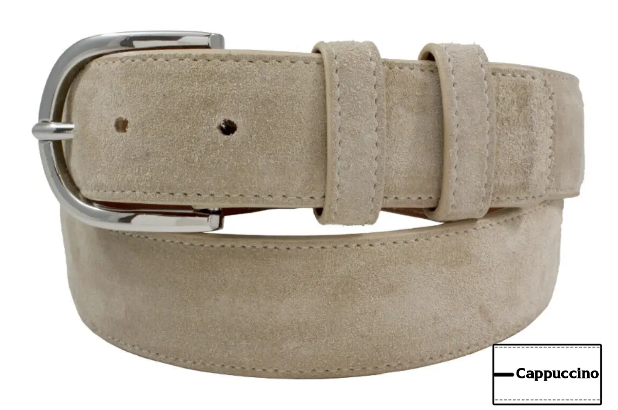 Genuine Italian Suede Leather Belt | Artifex Leather Works