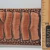 Genuine Washed Copper Ostrich Leather Belt Mens