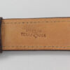 leather watch strap full quill ostrich cigar brown