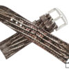 Genuine Handmade Antique Brown Lizard Leather Watch Strap (Made in U.S.A)