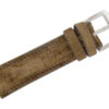 Handmade Genuine Brown Hippopotamus Leather Watch Strap Made in USA
