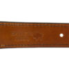 Handmade Genuine Brown American Bison Leather Watch Strap (Made in U.S.A)