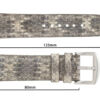leather watch strap snake natural