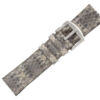 leather watch strap snake natural