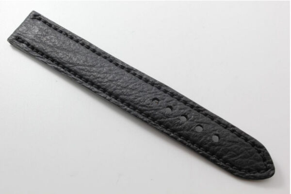 Handmade Genuine Black Shark leather Watch Strap
