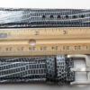 Handmade Genuine Graphite Lizard Leather Watch Strap (Made in U.S.A)