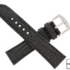 Handmade Genuine Safari Black Shark leather Watch Strap