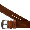 Handmade Genuine Cognac Lizard Leather Watch Strap (Made in U.S.A)