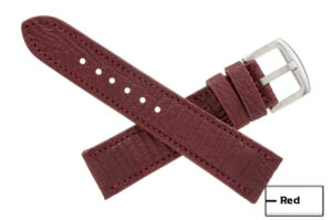 Handmade Genuine Red Shark leather Watch Strap
