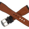 leather watch strap lizard black IWC pilot