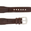 leather watch strap lizard brown IWC pilot