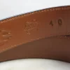 Genuine Handmade Black Lizard leather Belt for Men