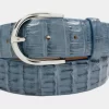 BlueJean alligator-double-tail-leather-belt