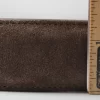 Handmade Genuine Brown Italian Suede Leather Belt for Men