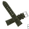 Genuine AAA Ultra Green Suede Alligator Leather Watch Strap (Made in U.S.A)