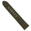 Olive Green Full Quill Ostrich Leather Watch Strap