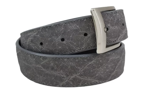 Handmade Genuine Grey Elephant Leather Belt for Men