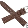 Rustic Brown Goat Leather Watch Strap