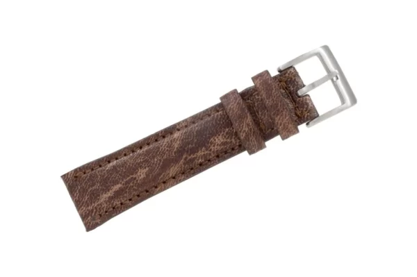 Rustic Brown Goat Leather Watch Strap