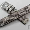 Natural Python Leather Watch Strap