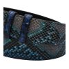 Genuine Natural Ocean Blue Python Leather Belt