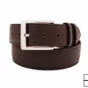 Authentic Brown Italian Calf Leather Belt