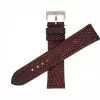 Genuine-Washed-Red-Lizard-Leather-Watch-Strap