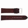 Genuine-Washed-Red-Lizard-Leather-Watch-Strap