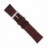 Genuine Washed Red Lizard Leather Watch Strap (Made in U.S.A)