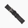 Genuine Washed Gray Lizard Leather Watch Strap (Made in U.S.A)