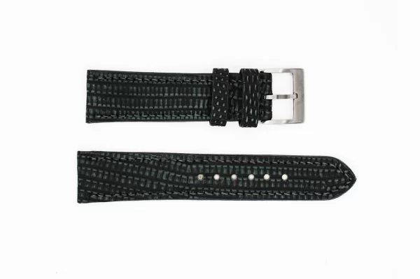 Washed-Green-Lizard-Leather-Watch-Strap