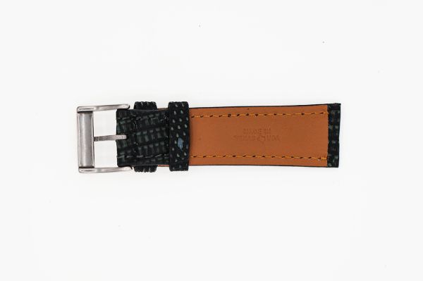 Genuine Washed Green Lizard Leather Watch Strap (Made in U.S.A)