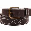 Buckaroo Brown Italian Calf Leather Belt