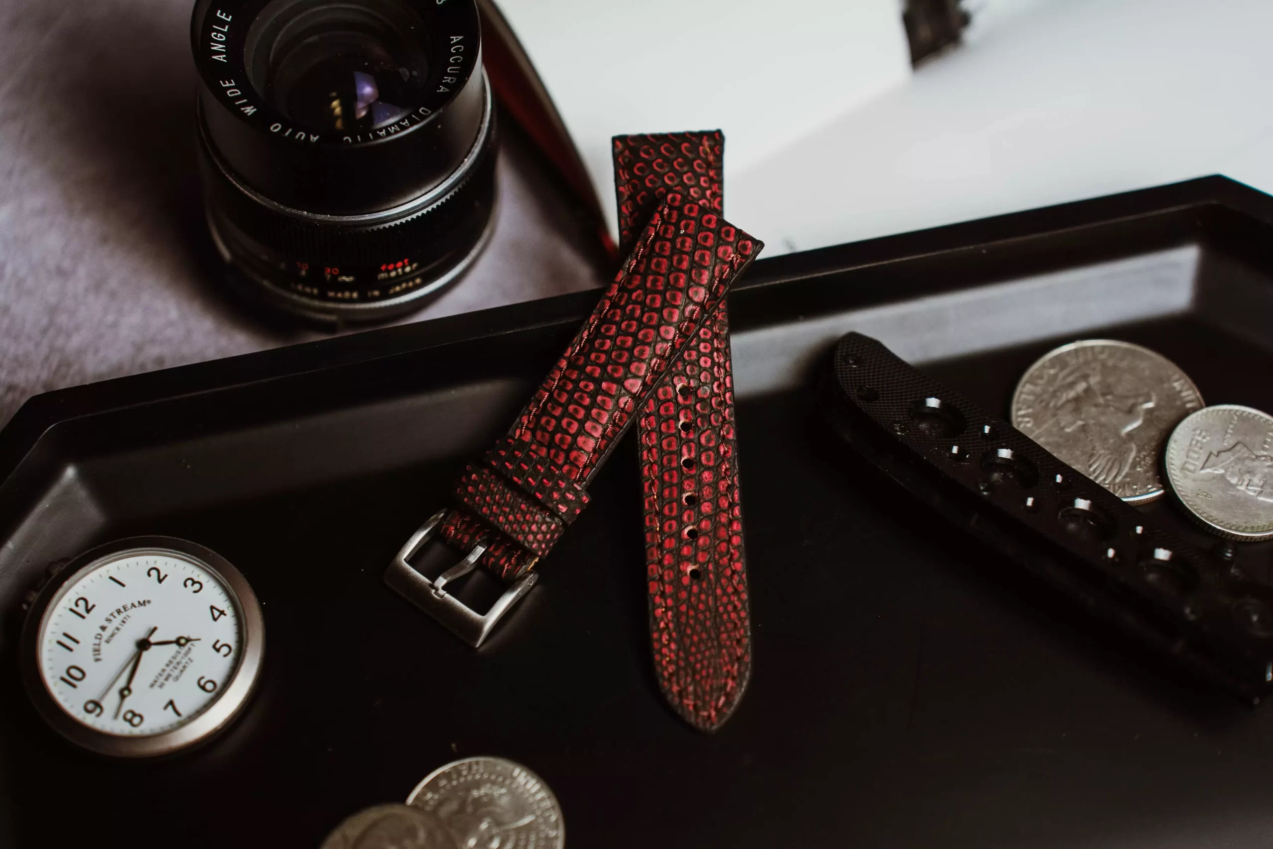 strap red leather belt scaled | Artifex Leather Works