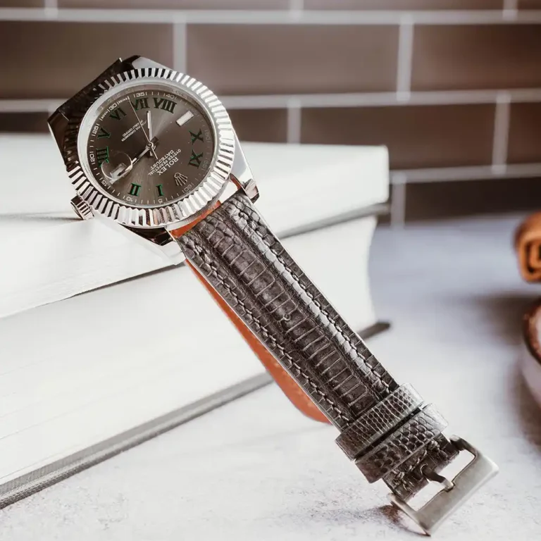 lizard watch strap | Artifex Leather Works