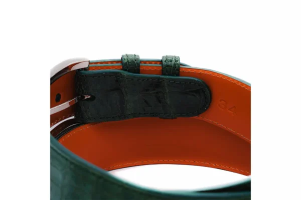 Ultra Green American Alligator Belt