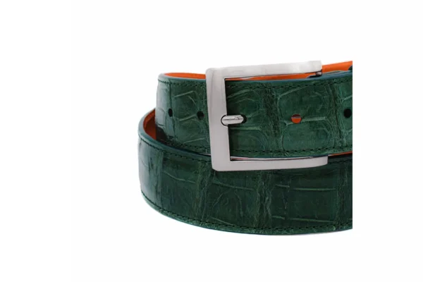 Ultra Green American Alligator Belt