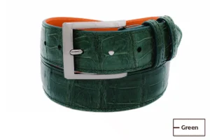 Ultra Green American Alligator Belt